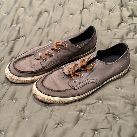 Converse Men's Charcoal and Tan Sneakers - Picture 3 of 6